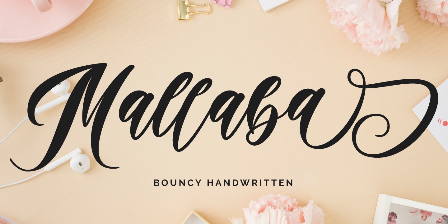 Mallaba Regular Font preview
